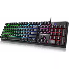 Teclado Para Juegos Npet K10 Teclado Flotante Con Cable Usb,