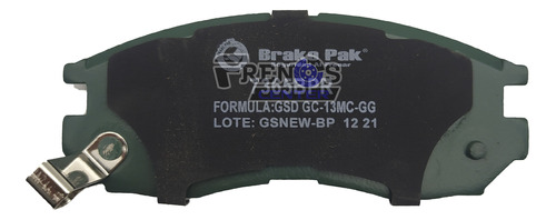 Pastilla Freno Del Brake Pak Para Nissan Patrol Y60 Foto 4