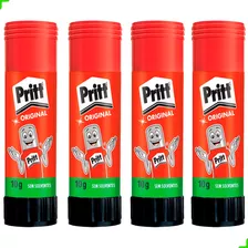 Cola Bastão Branca 10g Lavavel Kit C/ 4 Pritt Henkel Atoxica Cor Laranja