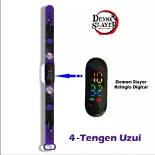 Relogio Infantil Digital A Prova D'água - Demon Slayer Anime