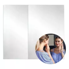 Kit Espelho Decorativo Autocolante Acrílico 20x30cm Flexível