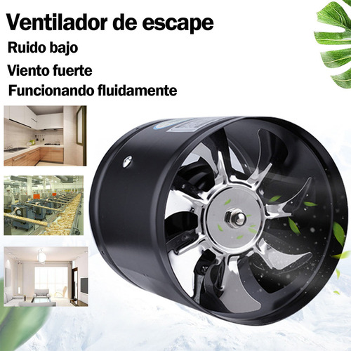 Foto de Ventilador De Escape Del Conducto Redondo 4 Pulgadas Bao