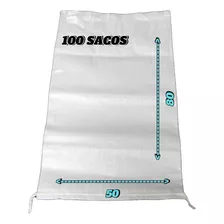 Sacos Grandes 50 X 90, Pack 100 Un Son Sacos Con Logo 