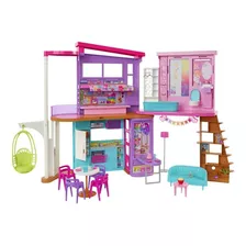 Casa De Férias Da Barbie Toda Mobiliada Original Mattel