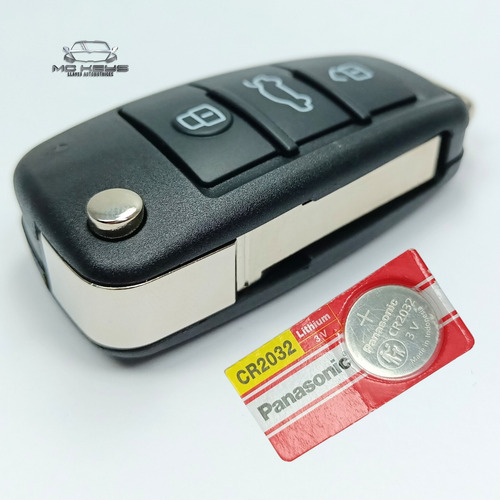 Carcasa Llave Control Audi A1 A3 A4 A6 Tts3 S4 Q5 Q7 Y Pila  Foto 2