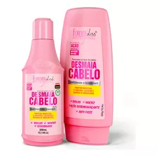 Kit Desmaia Cabelo Shampoo E Condicionador Forever Liss