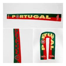 Cachecol País Seleção Portugal Futebol Torcedor Decoração 