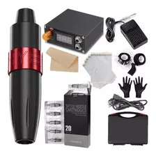 Kit Completo De Tatuaje Tatuaje Pluma Rotativa Máquina De Ta