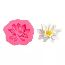 Molde Silicona Flor De Loto M1 Fondant Porcelana 