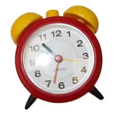 Reloj Despertador De Mesa Diseño Retro Minimalista Campanas