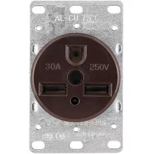 Receptáculo De Alimentación Nema 6-30r 250v Empotrar Usa