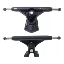 Truck Skate Longboard 160mm Invertido Flh Cruiser Preto Par