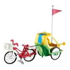 Playmobil Bike W Trailer/bicicleta Remolque Niño 6388 Stock!