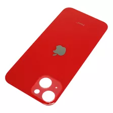 Refaccion Tapa Trasera Cristal Para iPhone 13 Rojo Adhesivo