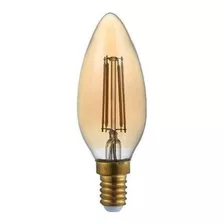 Lâmpada De Led Vintage Vela T30 8w Am E27 110-240vca - Jng