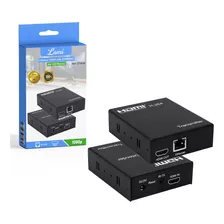 Adaptador Lumi Extensor Hdmi 120 Metros Cat5/cat6e 1 Via Cabo Rede Rj45