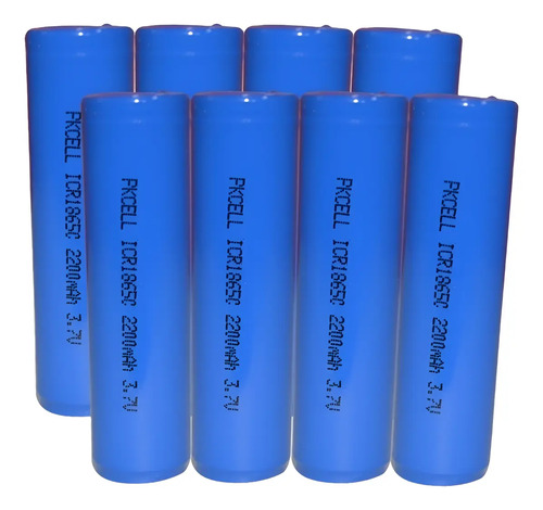 2 Celda Bateria 18650 Litio 2200mah Sistema Solar Oferta Destornillador Eléctrico