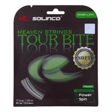Cordaje De Tenis Solinco Tour Bite Soft Mm) (plata)