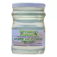 Aceite De Coco Virgen Organico 960 Ml - Amazon Natural