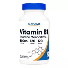 Potente Vitam B1 500 M G Nutricost 120 Tablet 