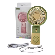 Mini Ventilador Portatil Cool Fan Usb Luz Led Recargable