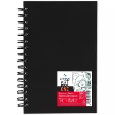 Bloco Espiral Sketchbook Canson One 80fls 100g A5 14x21,6cm