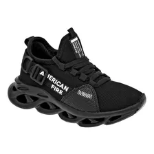 Tenis Junior American A-40 Negro 22-25 100-663