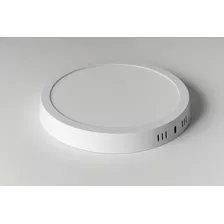 Spot Panel Led Aplicar Techo 18w Circular Luz Fria Color Blanco Gamaleds