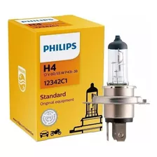 Lâmpada Philips H4 Original Farol Alto E Baixo