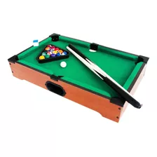 Mini Mesa De Bilhar Jogo Snooker Sinuca Brinquedo Completo