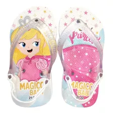 Chinelo Menina Bebê Sandália Princesa Estrelinha Magicc Baby