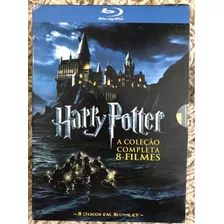 Box Blu Ray Harry Potter Coleção Completa 8 Filmes