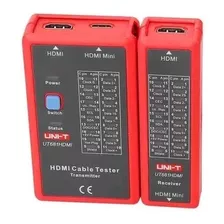 Tester De Red Probador De Cables Hdmi Uni-t Ut681hdm