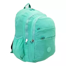 Mochila Escolar, Faculdade Fem Reforçada Grande Impermeavel Cor Verde-claro