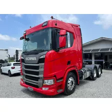 Caminhão Scania R540 6x4 Ano 2022/22 Vermelho R 540 Traçado 