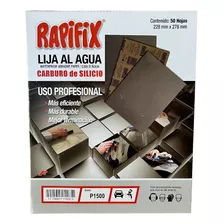 Lija Al Agua Grano 1500 -rapifix- Pack 10 Unidades