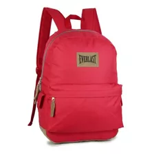 Mochila Urbana Everlast Urbana 26407 Gamuza Color Rojo 20l