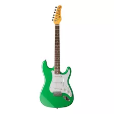 Guitarra Eléctrica Jay Turser Jt-300 Double-cutaway De Madera Maciza Seafoam Green Brillante Con Diapasón De Palo De Rosa