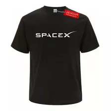 Remera Adulto Elon Musk Space X Brilla En Oscuridad Algodón