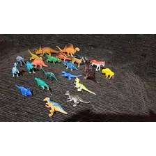 Miniatura Dinossauros Animais Vários Antigos 22 Peças