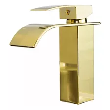 Torneira Cascata Baixa Banheiro Monocomando Metal Lavabo Pia