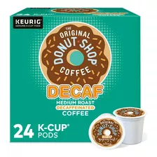 Keurig K Cup Original Donut Shop Decaf Medium Roast 24 Pzas