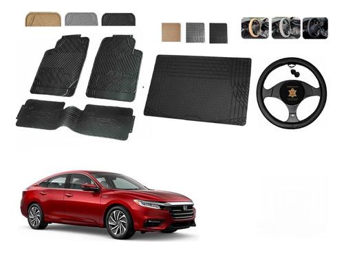 Tapetes 3pz Big + Cubre  Volante Honda  Insight 2020 A 2023