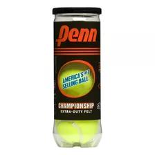 Pelota De Tenis Penn Championship Heavy Duty Bote 3 Pelotas