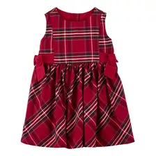 Vestido Xadrez Vermelho | Carter's - 9m