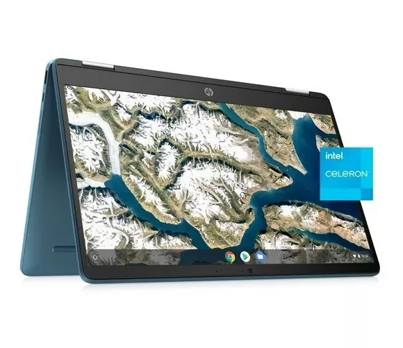 Laptop Hp X360 Celeron N4020, 4gb, 64g Emmc 14 Touch Chrome