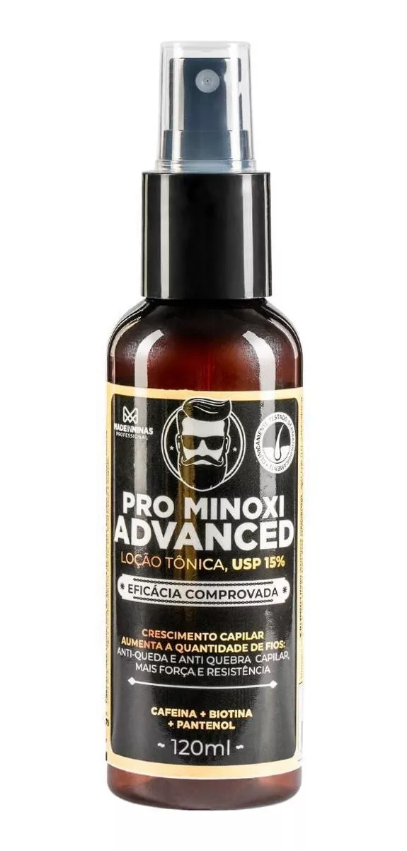 Pro Minoxi Serum Cresce Barba E Cabelo Original 120ml Spray