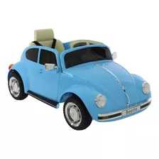 Carro A Bateria Para Crianças Bel Beetle Brink Cor Azul 110v/220v