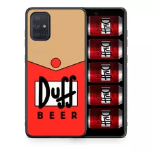 Funda Galaxy A71 Duff Beer Los Simsons