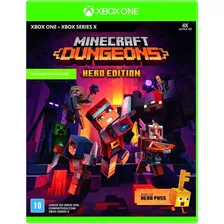 Minecraft Dungeons Hero Edition Xbox One Mídia Física